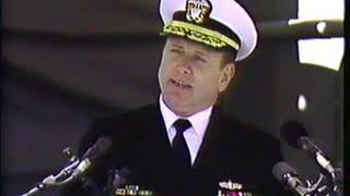 1991 USS Cowpens CG63 Official Commissioning Film [upl. by Jorrie]