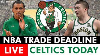 Boston Celtics NBA Trade Deadline 2024 LIVE  Saddiq Bey Andre Drummond Cedi Osman [upl. by Peatroy973]