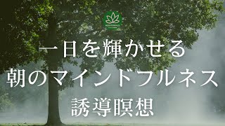 【5分】朝の簡単 マインドフルネス瞑想✨ 朝活 モーニングルーティン 誘導瞑想 [upl. by Fleck]