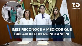 IMSS reconoce a internistas que hicieron vals a quinceañera hospitalizada [upl. by Llednor]