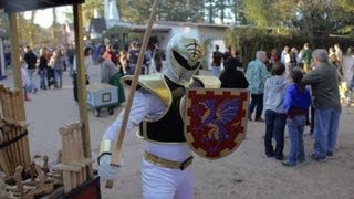 White Ranger At Ren Fest [upl. by Atilrac]