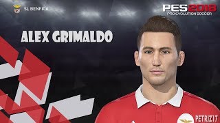 ★Alex Grimaldo★  Face  PES 2018 [upl. by Percival276]