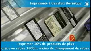 Imprimante Transfert Thermique Videojet [upl. by Yelkreb753]