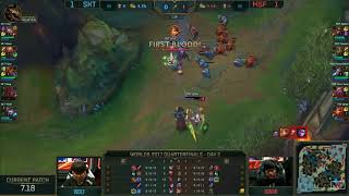 MSF IgNar Leona big out plays SKT Bang amp Wolf  MSF vs SKT game 3 highlights [upl. by Thursby861]