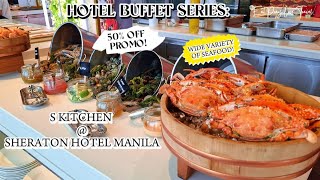 Hotel Buffet Philippines  Luxury Dining Experience at Sheraton Manila Hotel  EatPrayLoveTravel [upl. by Hairahs987]