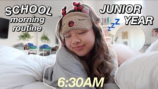 junior year SCHOOL MORNING ROUTINE  day in my life [upl. by Nelak]