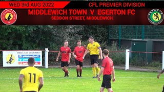 Middlewich Town Vs Egerton FC 030822 [upl. by Akisej374]