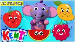 The Fruits Song  More Nursery Rhymes amp Kids Songs by Kent The Elephant [upl. by Aicenra438]