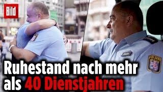 So emotional wird dieser Polizist verabschiedet [upl. by Hjerpe]