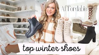 MUST HAVE WINTER BOOTS  Winter Shoe Essentials DSW Amazon Walmart [upl. by Esilrac]