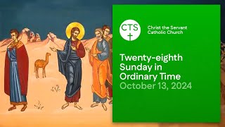 Online Mass Twentyeighth Sunday in Ordinary Time October 13 2024 [upl. by Vange]