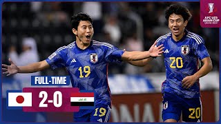 AFCU23  SFinal  Japan 2  0 Iraq [upl. by Agathy]