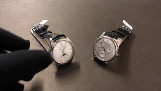 Jaegerlecoultre Master CALENDAR VS RESERVE DE MARCHE [upl. by Milas604]