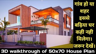 50x70 house plan3500 sq ft house Village House house design with interiors creativearchitects [upl. by Aicemed32]