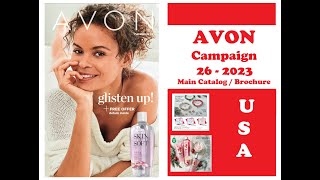 AVON campaign 26  2023 online catalog for USA [upl. by Eentruoc]