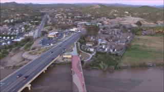 Downtown Aerial footage of Wickenburg Arizona  Wickenburg Round About [upl. by Nove820]