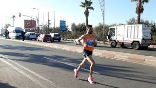 مراطون مراكش 2020 الجزء الاول marathon marrakech 31ème édition [upl. by Aztinaj]