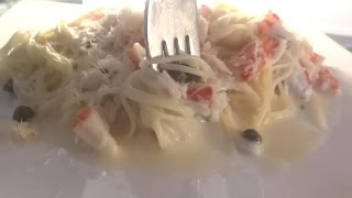 Crab and Caper Capellini with Dill Pollen Recipe [upl. by Aniraad]