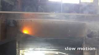 VCE Chemistry Unit 1 Sodium and Water slow motion [upl. by Liponis]