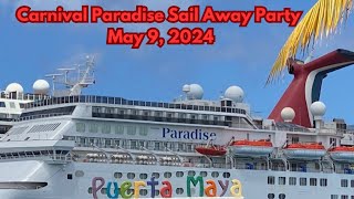 Carnival Paradise Sail Away Party May 9 2024 [upl. by Durrej]