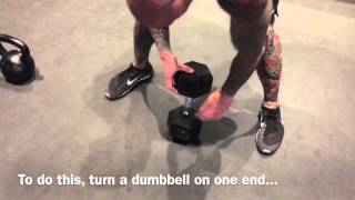 How To Do Kettlebell Swing With Dumbbell [upl. by Cletus]