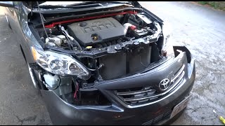 How To Remove The Front Bumper On The 20092013 Toyota Corolla [upl. by Strong352]