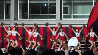 ２０１４年春慶應優勝祝賀会（MAJORETTES） [upl. by Atteuqnas]