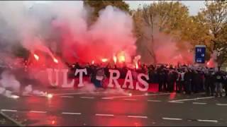 ANGERS VS PSG quot AMBIANCE DU CUP  PYRO  ULTRAS PSG quot [upl. by Mavis]