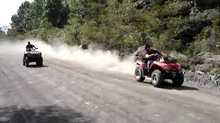 Brute Force 750 VS Outlander 800 TOP SPEED [upl. by Eigla]