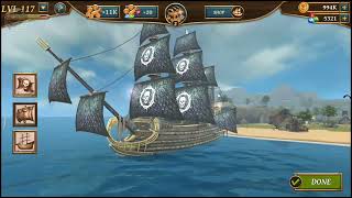 The Shipwreck  Ships Of Battle Age Of Pirates Level 117 To 121  Lazy Gaming Life [upl. by Tiffanle268]