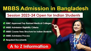 MBBS in Bangladesh A to Z You Must Know Fees NMC amp WHO Approval Eligibility  9614910910 [upl. by Yadahs741]