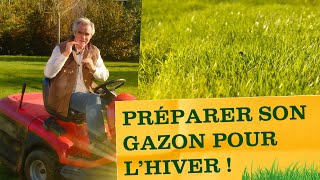 Comment entretenir son gazon avant lhiver  Pour un tapis vert au printemps [upl. by Schaaff]