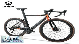 SAVA new bike AK105 carbon fiber road bike 700C carbon wheel racing Review [upl. by Ludovick]