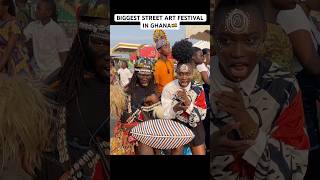 WAKANDA IN GHANA 😳🇬🇭 visitghana ghanatrends chalewote ghanaculture ghana artfestival [upl. by Micro]