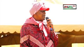 Uhuru Kenyatta in Merti  Isiolo County [upl. by Redliw]