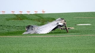 Gripen crash at Čáslav Air Force Base LKCV [upl. by Einegue]