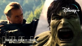 The Incredible Hulk  Hulk Vs Blonsky  University Battle Fight Scene  Disney 2008 [upl. by Adnolehs]