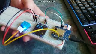 ESP8266 D1 MiniPro With DHT11 and OLED display [upl. by Asha]