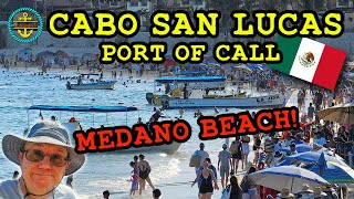 DIY Excursion Cruise Ship Experience to Medano Beach in Cabo [upl. by Ymmik301]