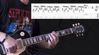 Pantera  Mouth For War  Metal Guitar Lesson with TABS [upl. by Enyar62]