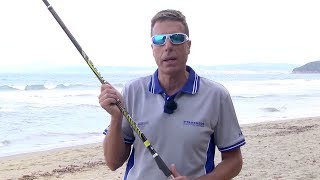 Trabucco TV  Surfcasting Rod  Cassiopea MN2 Novità 2014 [upl. by Adaurd]