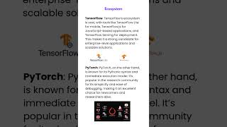 What is the difference between Pytorch and Tensorflow [upl. by Samp]