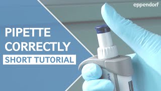 How to pipette correctly – a short stepbystep introduction into proper pipetting [upl. by Yvi]