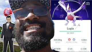 Shadow Lugia Raid Weekend Multiple Shadow Shinies Caught amp A Purified Hundo Team Rocket Takeover [upl. by Alecram]