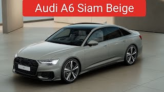 New Audi A6 C8 Siam Beige 2024 Facelift  Luxury with Beige Interior [upl. by Radek261]