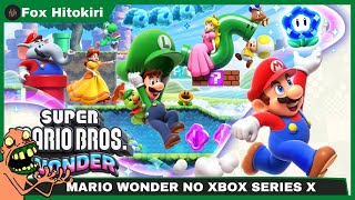 Jogando Multiplayer do Mario Wonder no Xbox Series X via Parsec [upl. by Llehsor]