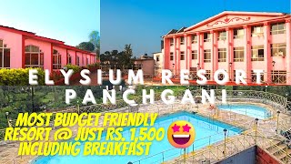 Most Budget Friendly Resort in Panchgani  just Rs1500  Elysium Resort  Resorts in Panchgani [upl. by Croom]