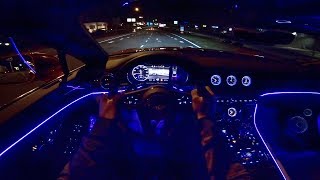 2019 Bentley Continental GT POV NIGHT DRIVE Ambient LIGHTING by AutoTopNL [upl. by Aicatsue754]