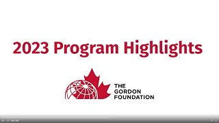 The Gordon Foundations 2023 Highlights [upl. by Anura]