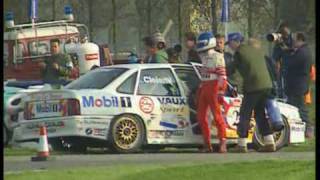 BTCC 1992  Silverstone  Soper vs Cleland [upl. by Acey]